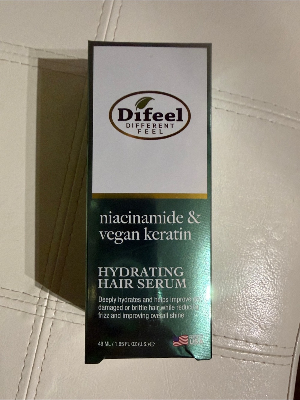 Niacinamide & Vegan Keratin Hydrating Hair Serum - Green